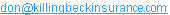 Image of email address of Don Killingbeck